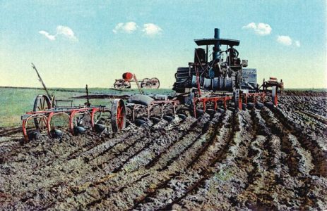 Best, Holt Steam Engines at Work in California Featured in Antique Postcards